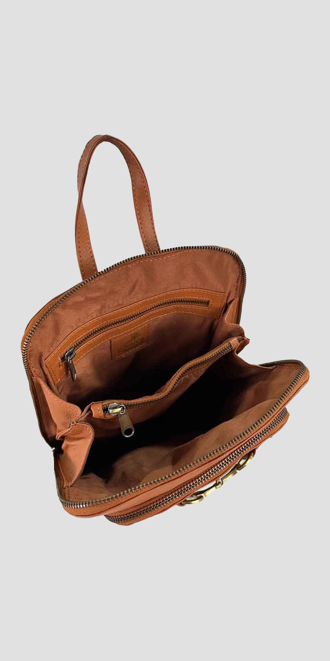 Edith Rucksack with Snaffle in Tan