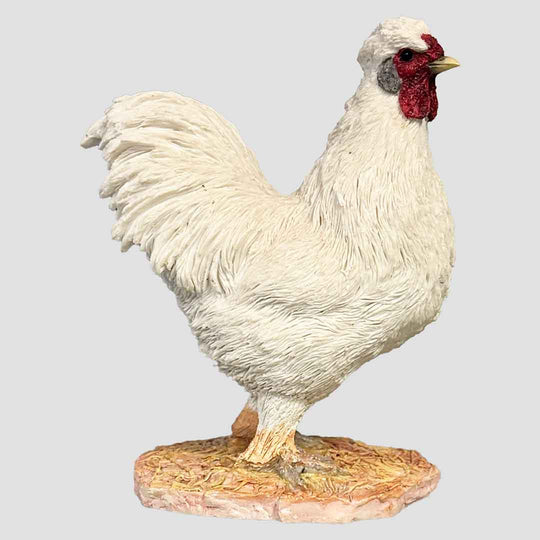 Silkie Cockerel Border Fine Arts