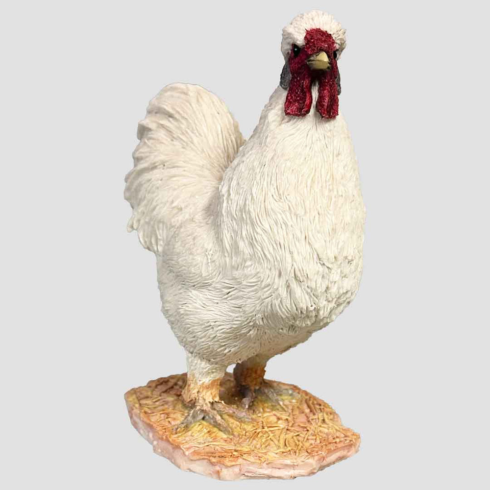 Silkie Cockerel Border Fine Arts