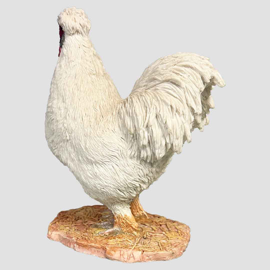 Silkie Cockerel Border Fine Arts