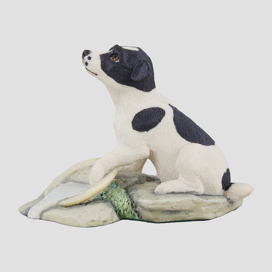 Patch (Black and White) Border Fine Arts Jack Russell