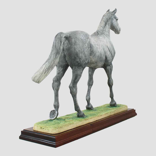 Thoroughbred Stallion (Grey) Border Fine Arts