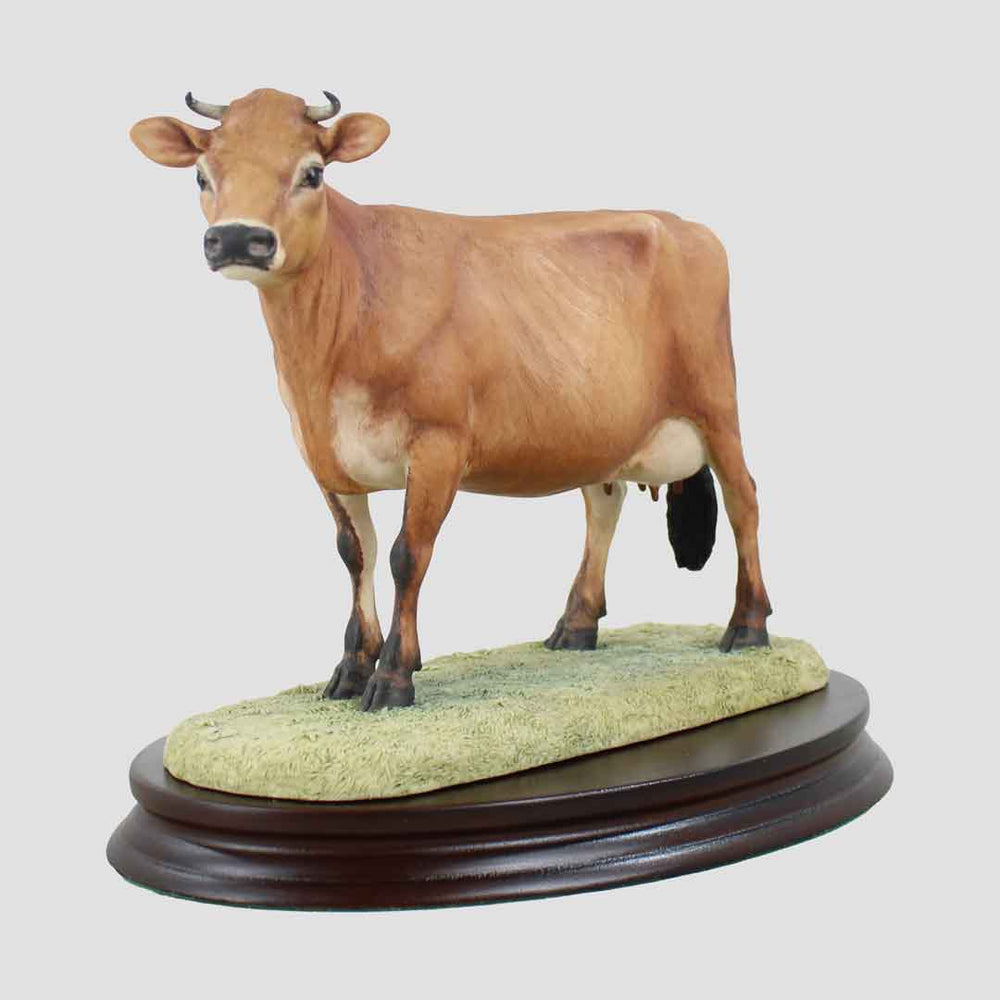 Jersey Cow (Horned) Artists Proof Border Fine Arts