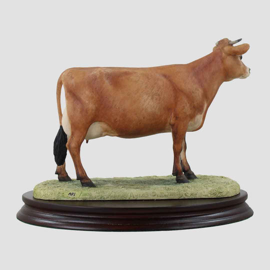 Jersey Cow (Horned) Artists Proof Border Fine Arts