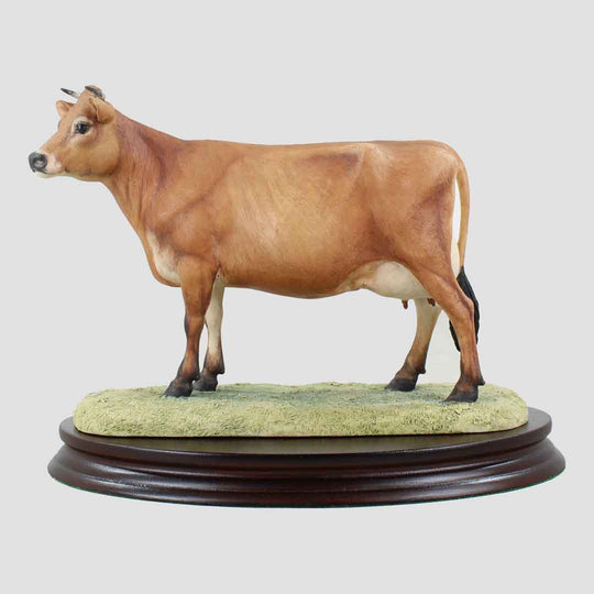 Jersey Cow (Horned) Artists Proof Border Fine Arts