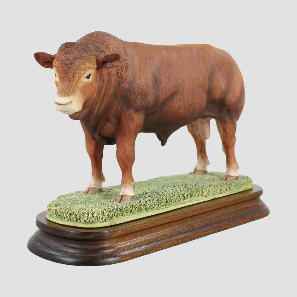 Limousin Bull (Style One) Border Fine Arts