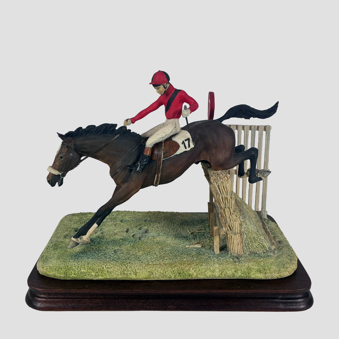 The Chaser Border Fine Arts Race Horse Eventing Model