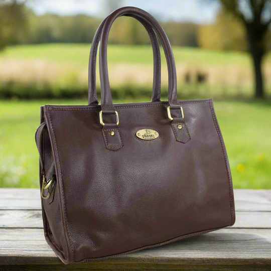 Abigail Bag in Fine Leather Brown