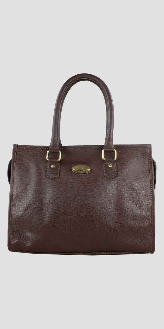 Abigail Bag in Fine Leather Brown