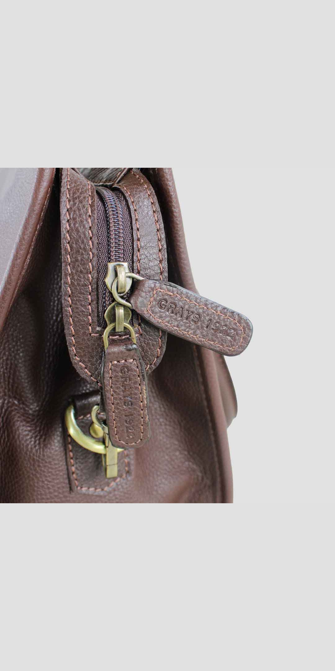Abigail Bag in Fine Leather Brown