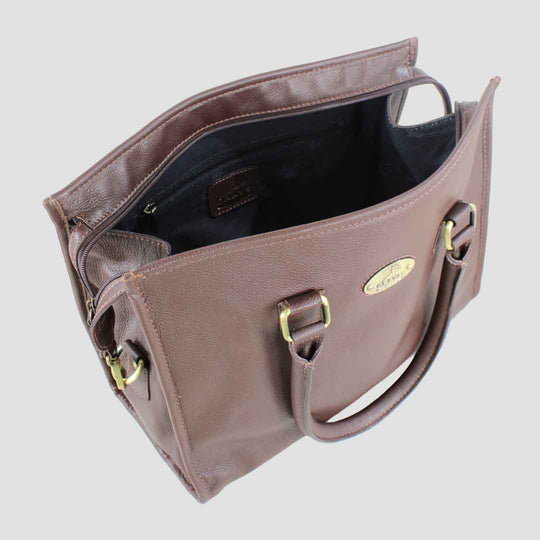 Abigail Bag in Fine Leather Brown