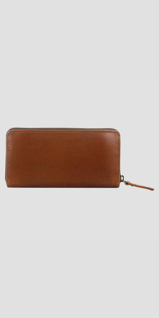 Sally Snaffle Purse in Natural Leather