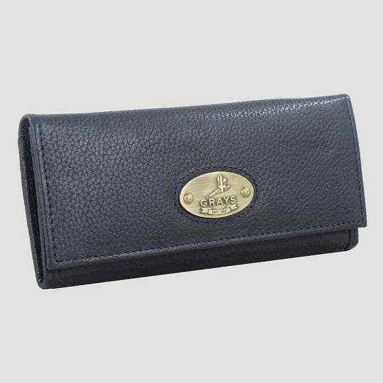 Lily Purse in Leather Navy