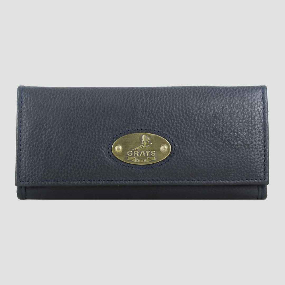 Lily Purse in Leather Navy