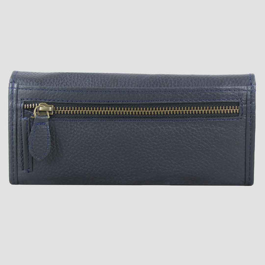 Lily Purse in Leather Navy