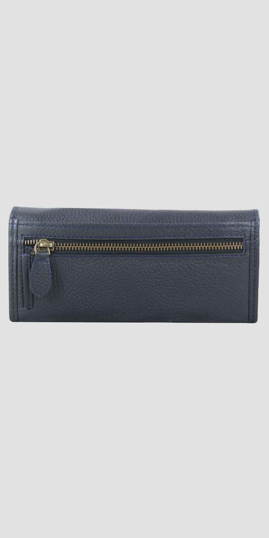 Lily Purse in Leather Navy