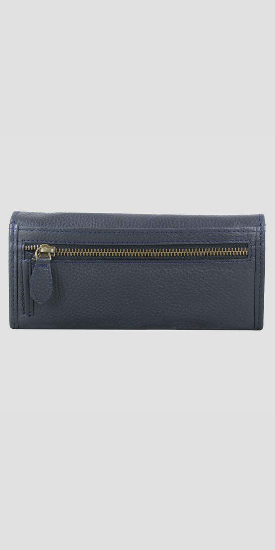Lily Purse in Leather Navy