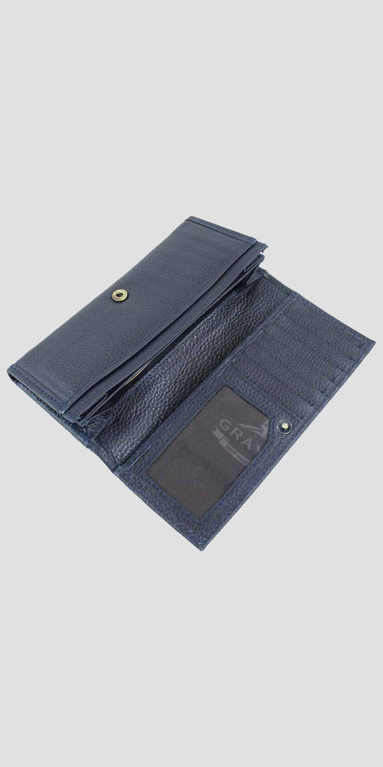 Lily Purse in Leather Navy