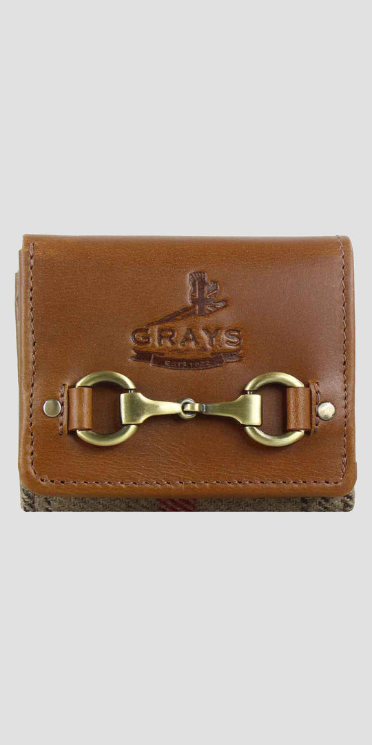Jodie Snaffle Purse in Tan and Tweed