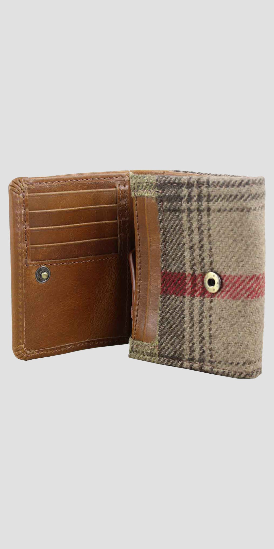 Jodie Snaffle Purse in Tan and Tweed