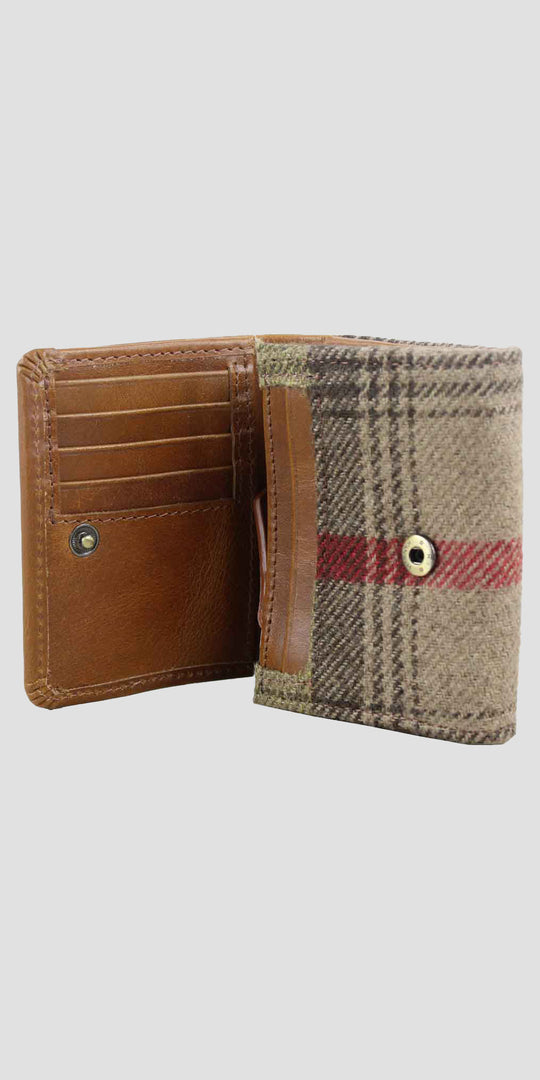 Jodie Snaffle Purse in Tan and Tweed