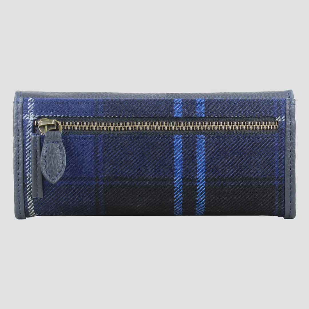 Lily  Purse in Navy and Tweed