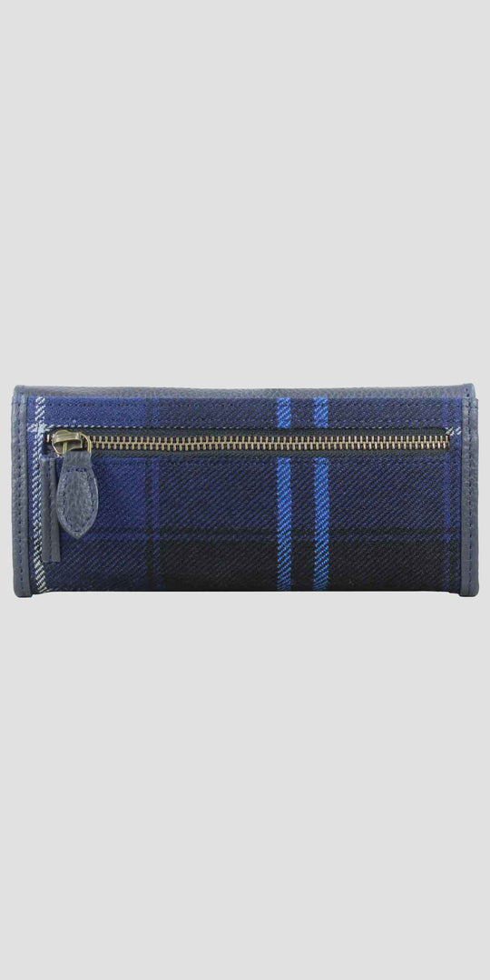 Lily  Purse in Navy and Tweed