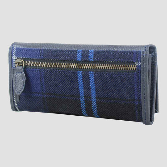 Lily  Purse in Navy and Tweed