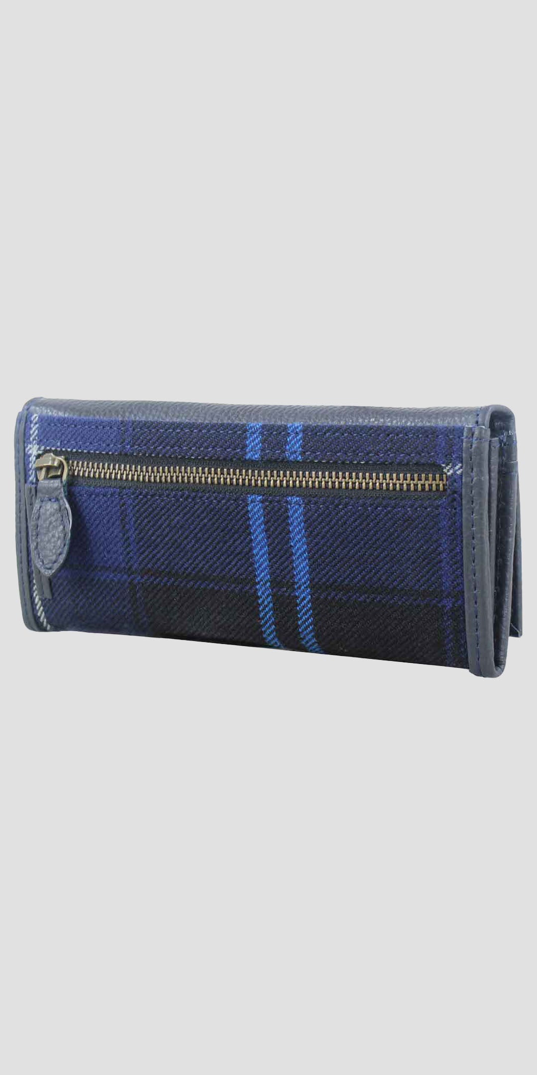 Lily  Purse in Navy and Tweed