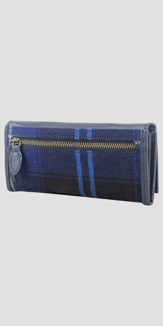 Lily  Purse in Navy and Tweed