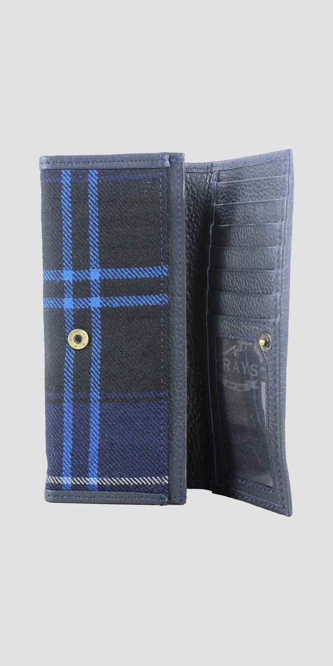 Lily  Purse in Navy and Tweed