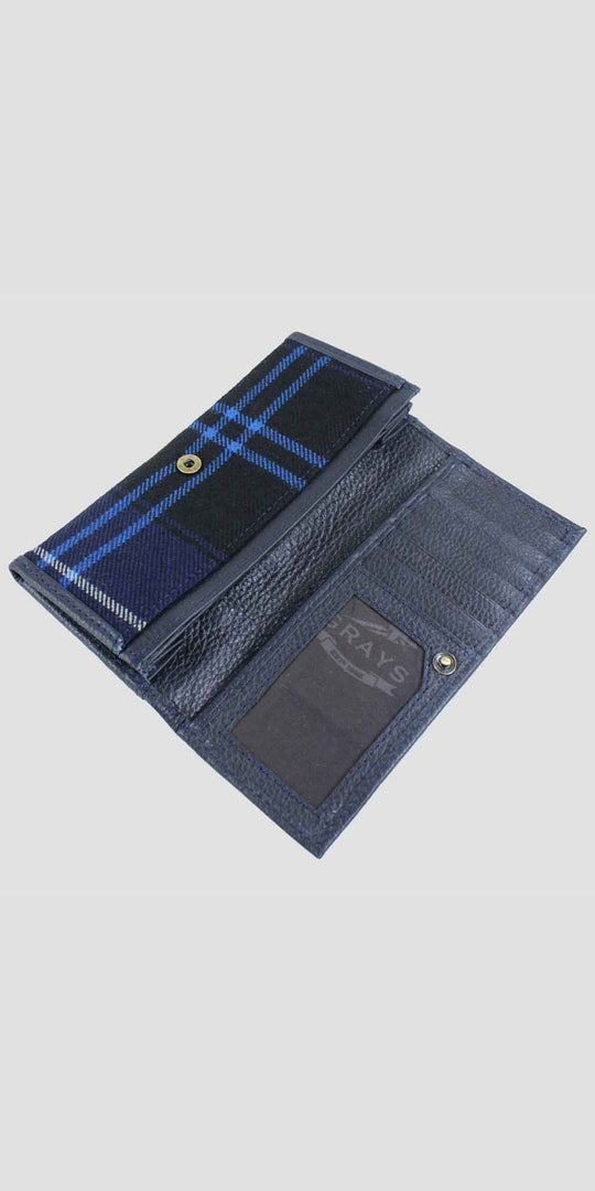 Lily  Purse in Navy and Tweed