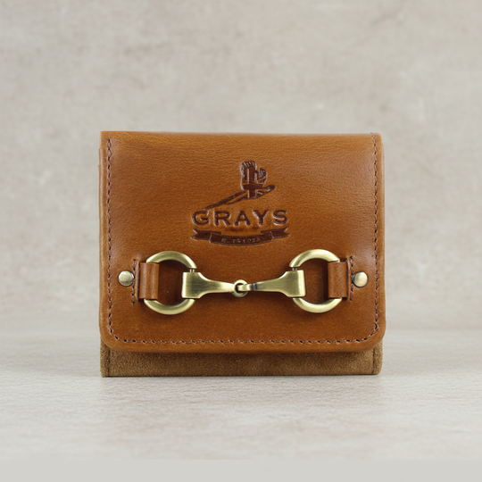 Jodie Snaffle Purse Tan and Suede