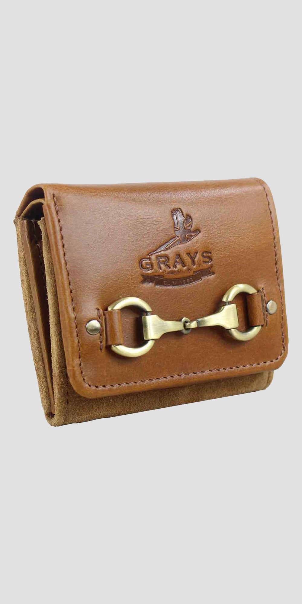 Jodie Snaffle Purse Tan and Suede