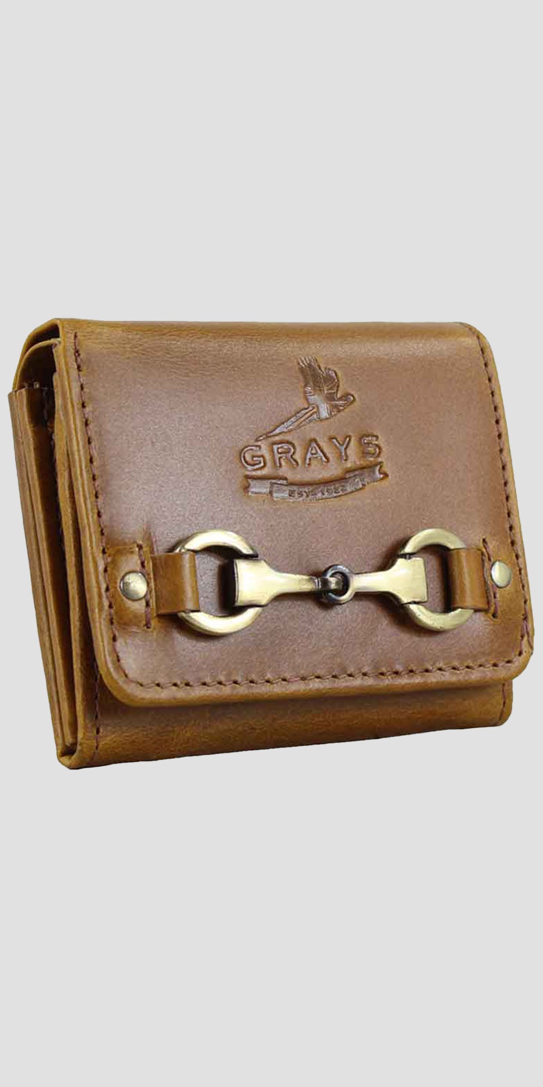 Jodie Snaffle Purse in Tan Leather