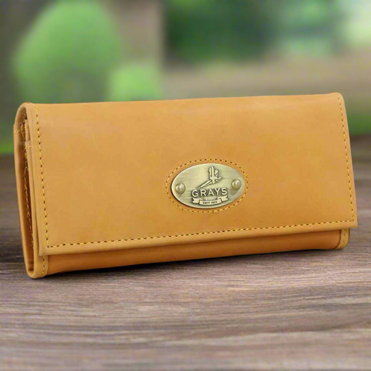 Lily Purse in Smooth Tan Leather