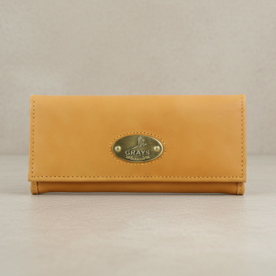 Lily Purse in Smooth Tan Leather