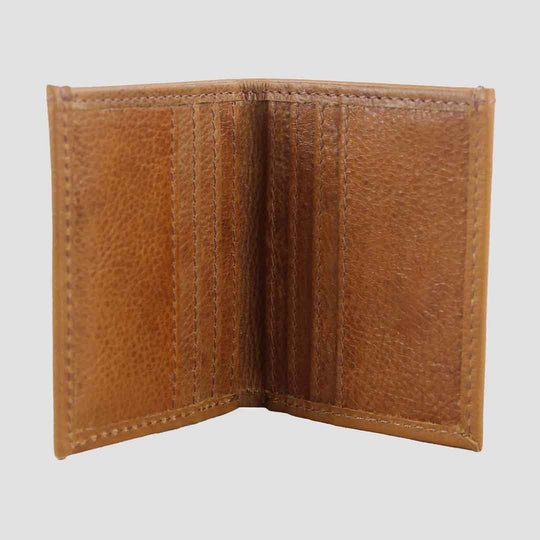 Oban Folding Card Wallet Tan