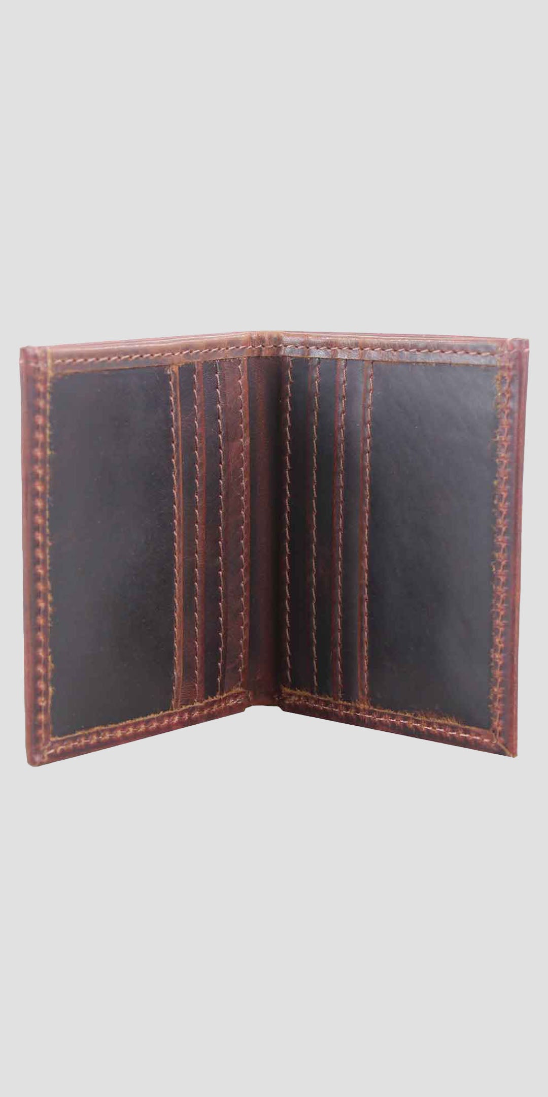 Oban Folding Card Wallet Brown
