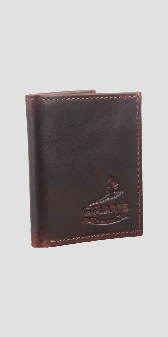 Oban Folding Card Wallet Brown