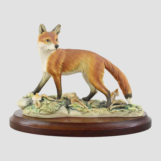 Fox Standing Style One On Plinth Border Fine Arts Wildlife