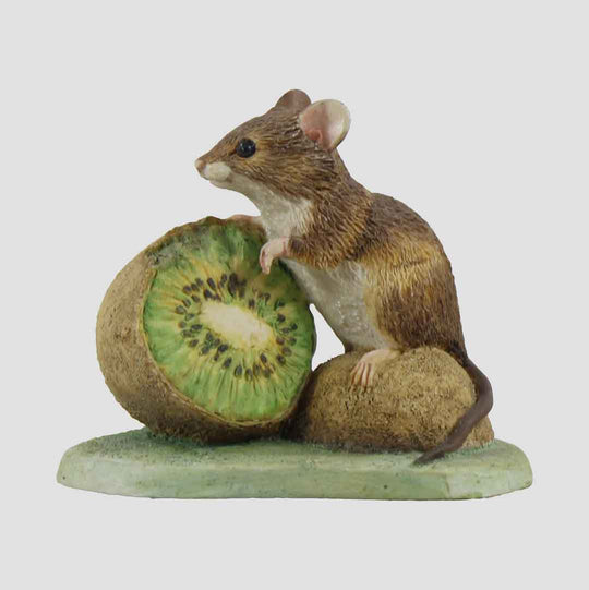 Mouse And Kiwi (No Plinth) Border Fine Arts
