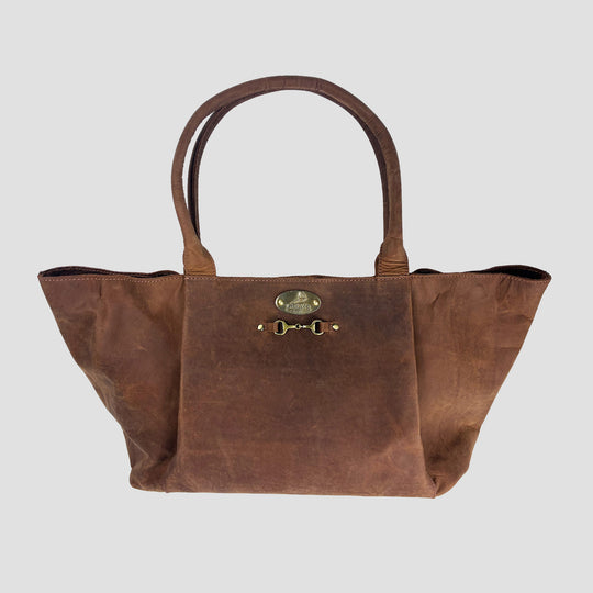 Olivia Handbag in Hunter Leather