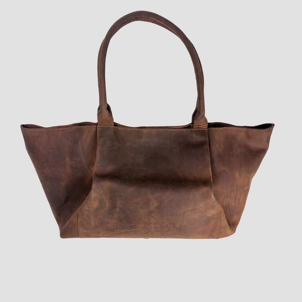 Olivia Handbag in Hunter Leather