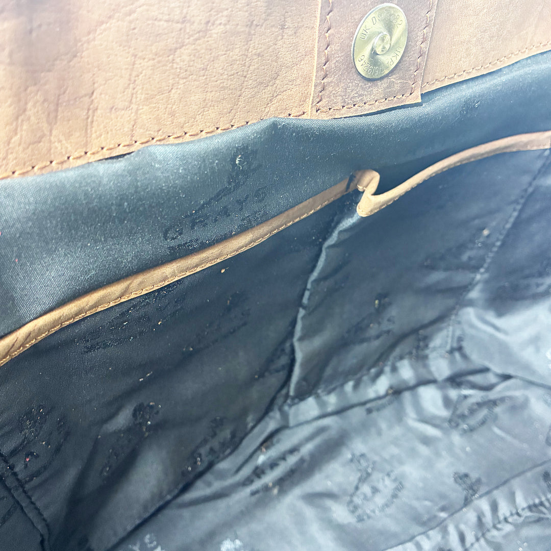 Olivia Handbag in Hunter Leather