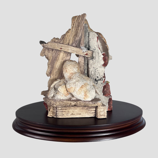 The Barn Owl Family Border Fine Arts Owl Model