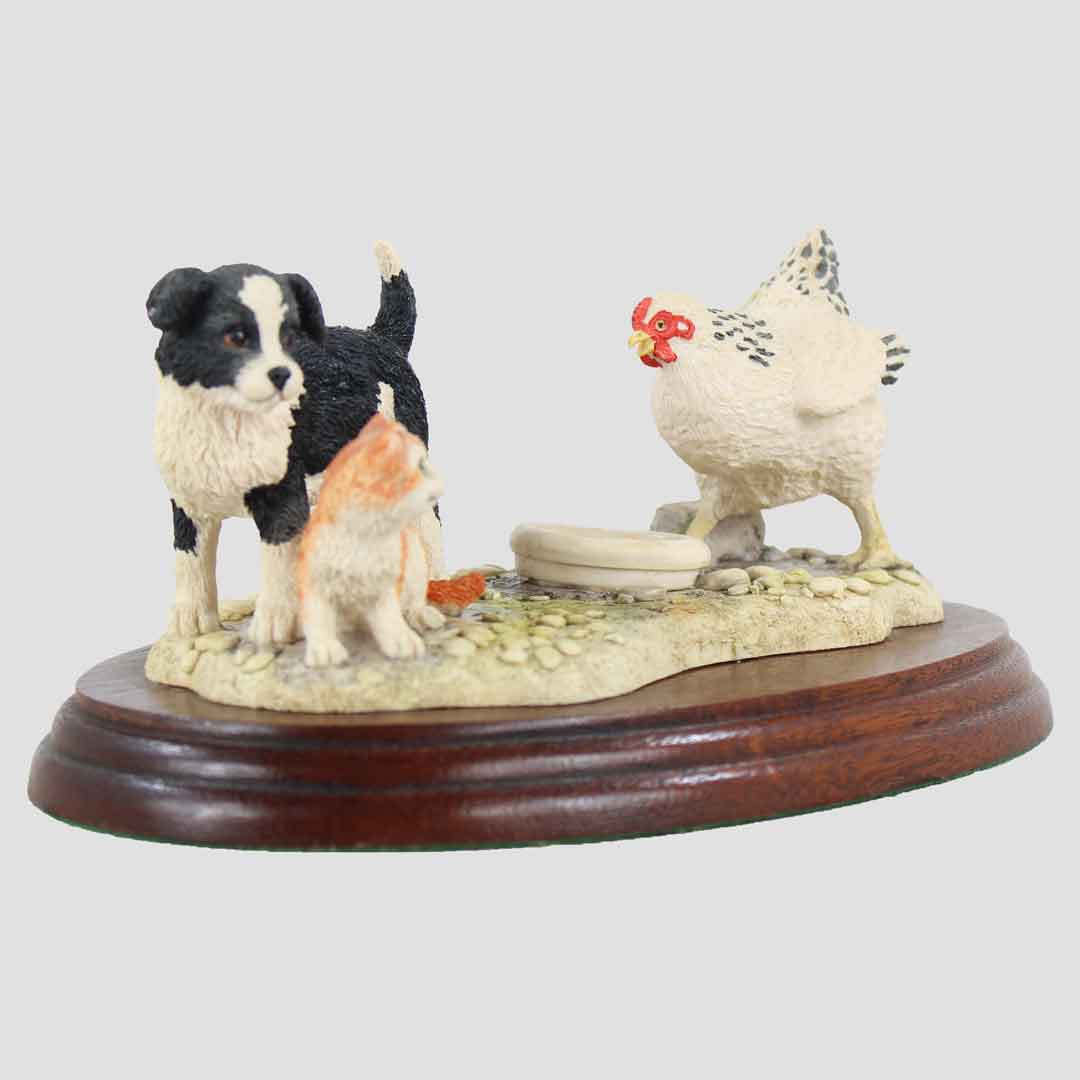 Hen Pecked Border Fine Arts Collie