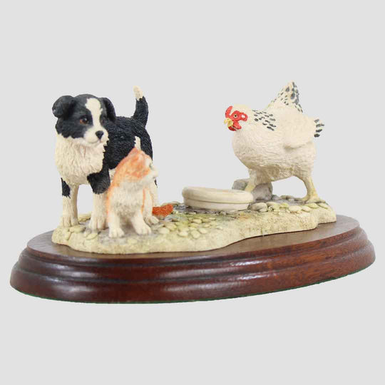 Hen Pecked Border Fine Arts Collie