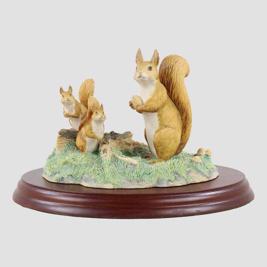 Squirrel Family Border Fine Arts