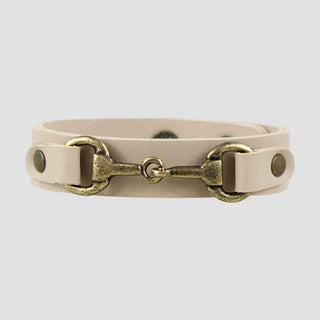 Snaffle Bracelet Cream